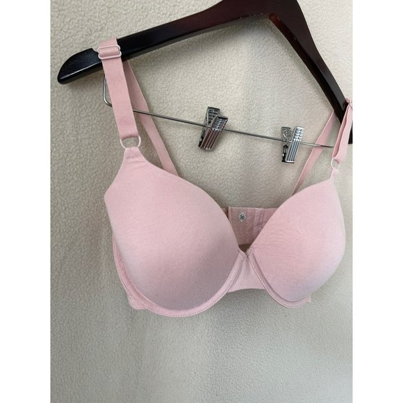 FOTL Pink Full-Coverage T-Shirt Bra - 34DD - Picture 1 of 9